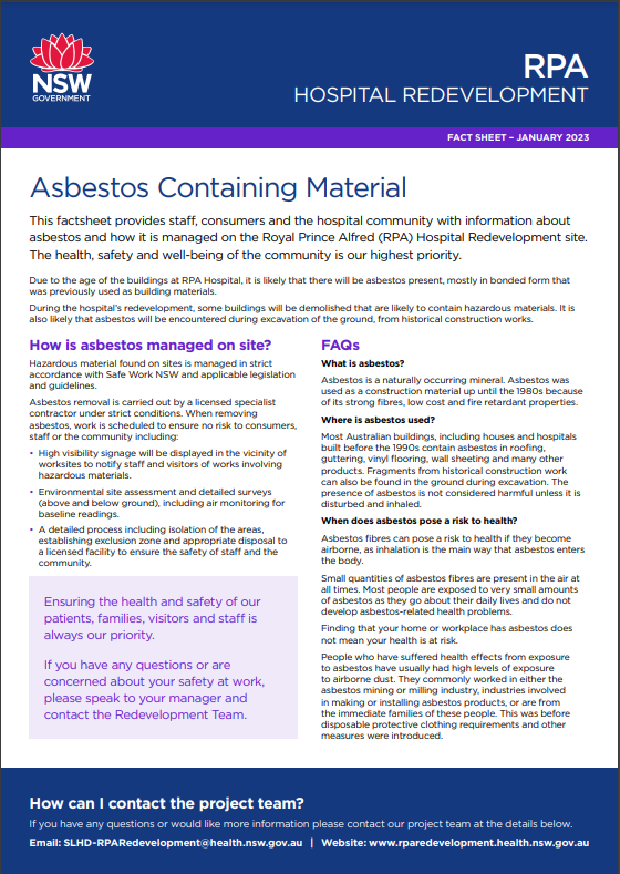 Asbestos Fact Sheet